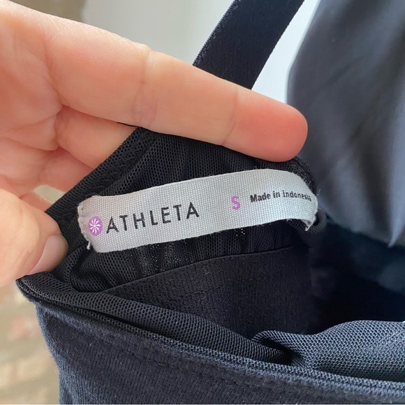 Athleta Black Halter Backless Dress Silk Blend Maxi Dress Size Small - Picture 8 of 13